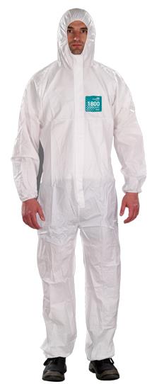 MICROCHEM 1800 HOODED COVERALL - Coveralls